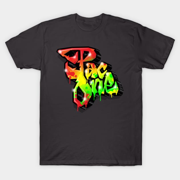 Pac Rasta 24 T-Shirt by trev4000